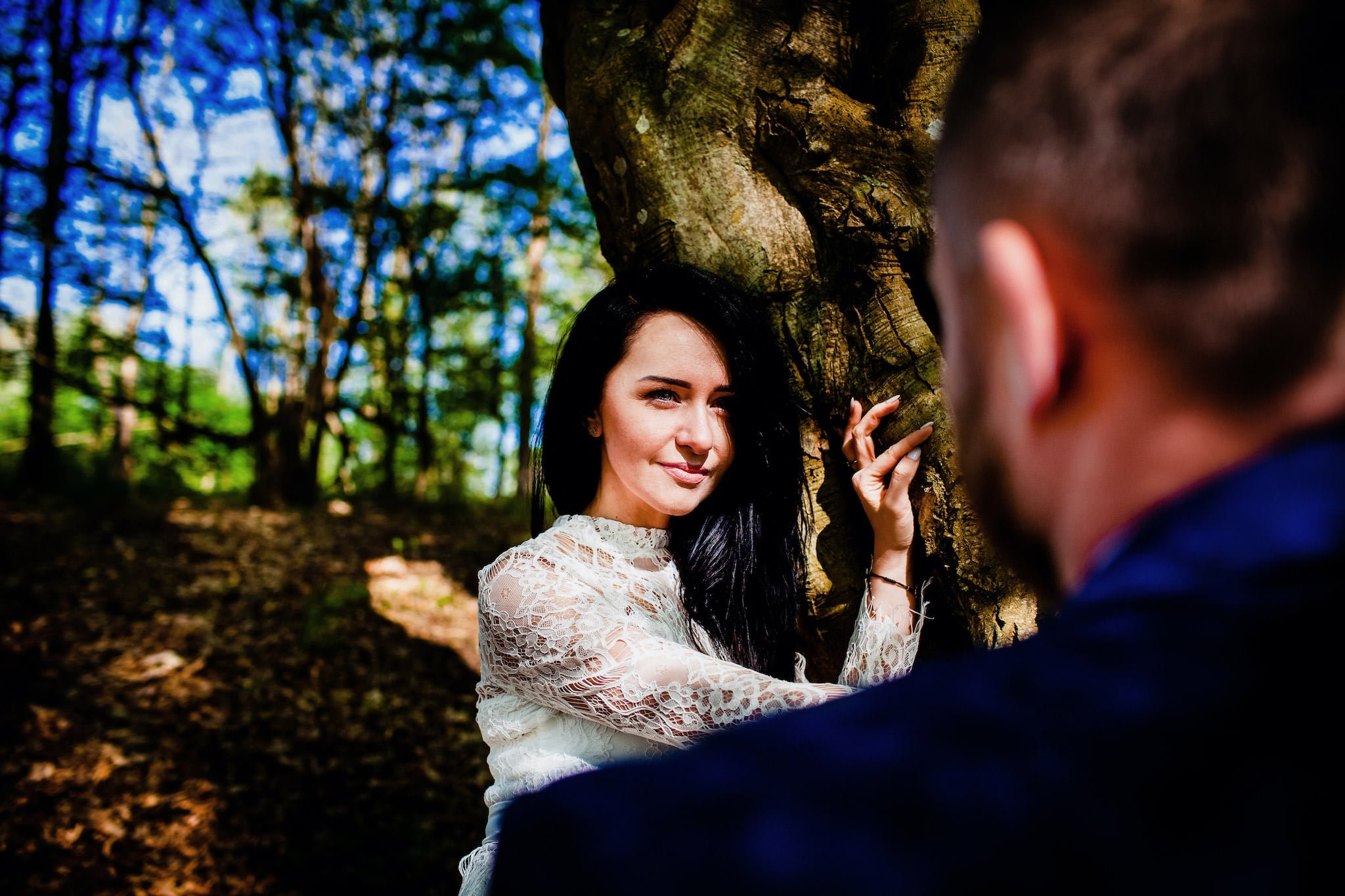 Plener ślubny w lesie Fotograf Ślubny Szczecin