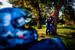 Sesja narzeczeńska z motocyklem Fotograf Szczecin
