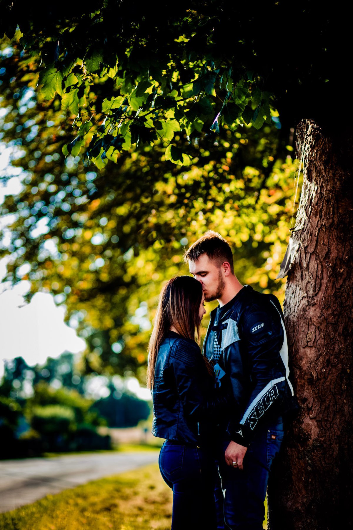 Sesja narzeczeńska z motocyklem Fotograf Szczecin